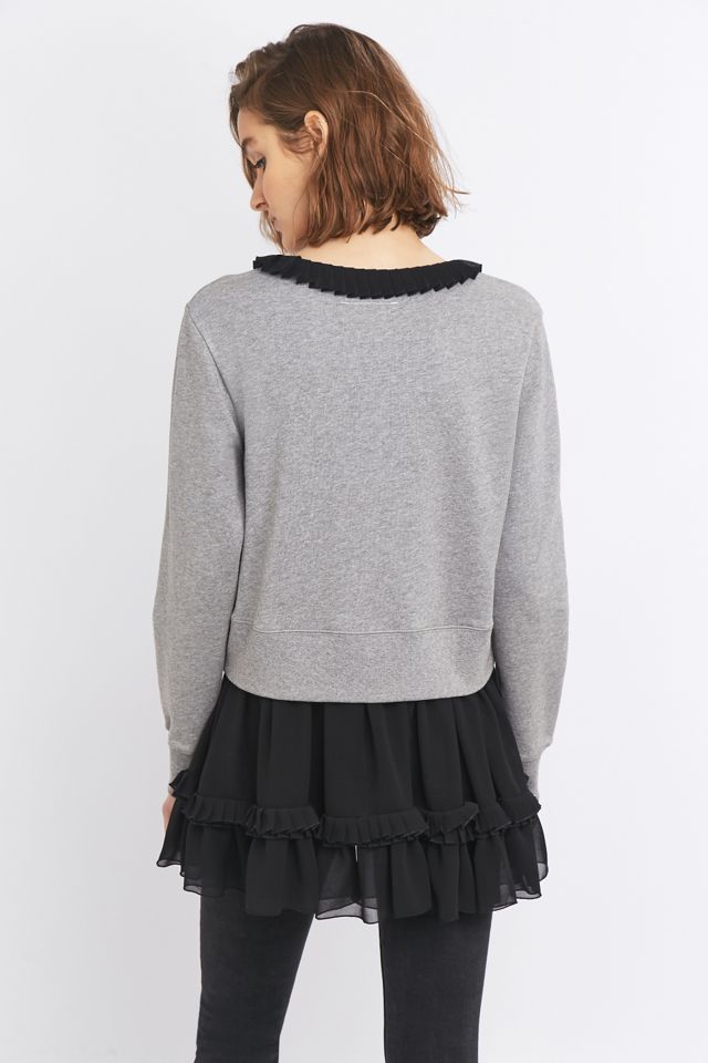 MM6 Sudadera Negra Capa Superior  #3