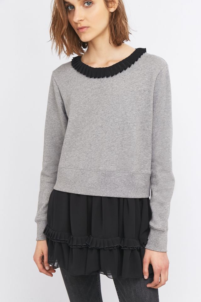 MM6 Sudadera Negra Capa Superior  #5