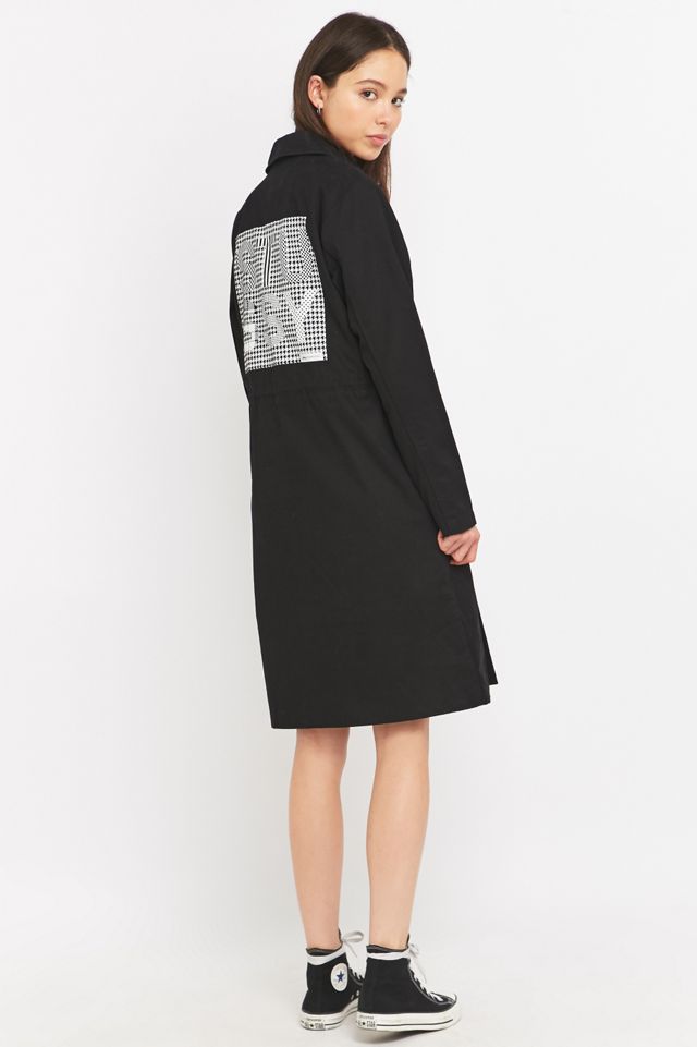 Stussy Leeds Longline Black Jacket #1