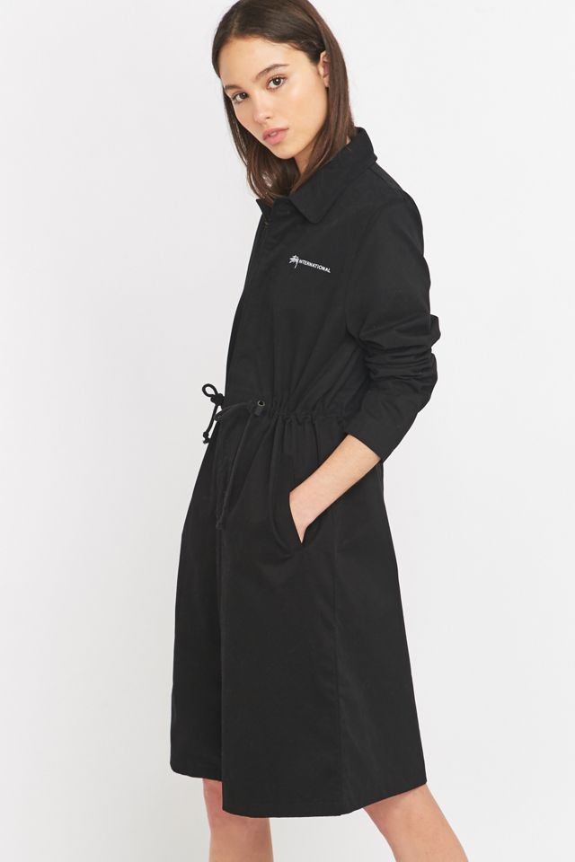 Stussy Leeds Longline Black Jacket #2