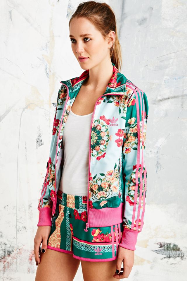 adidas The Farm Company Borboflor Jacket in Floral Print | Outfitters UK