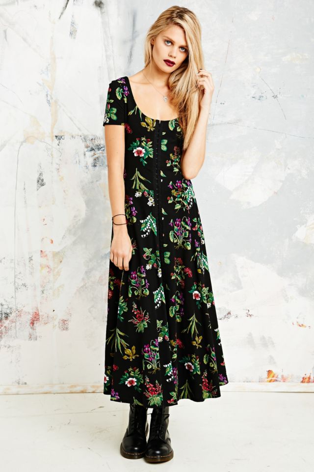 Betsey johnson floral maxi dress sale