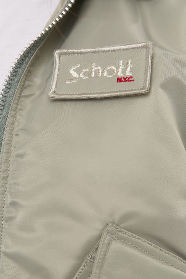Schott NYC - Blouson d'aviateur argent #2
