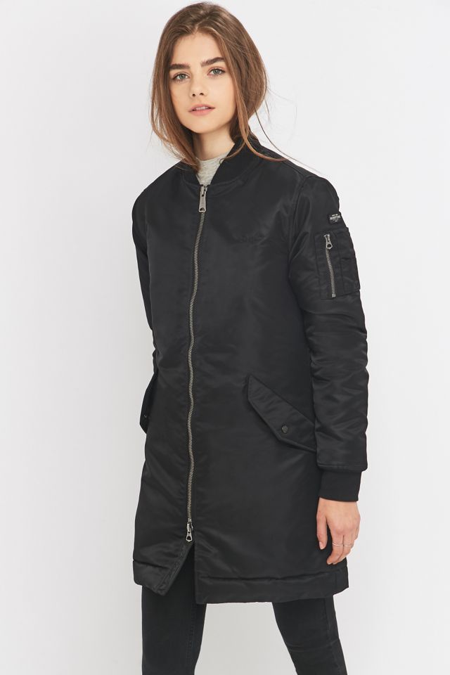Schott NYC Stan Long Chaqueta Bomber Negra #1
