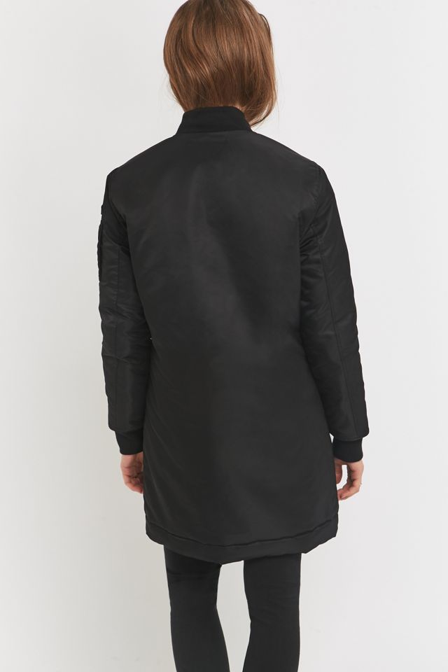 Schott NYC Stan Long Chaqueta Bomber Negra #3