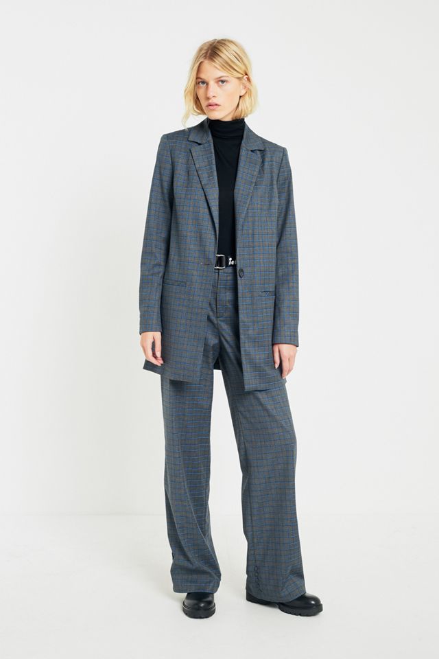 Gestuz Asta Blue Checked Blazer #2