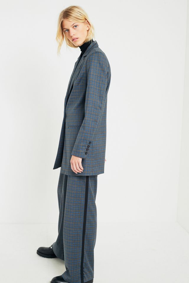 Gestuz Asta Blue Checked Blazer #5