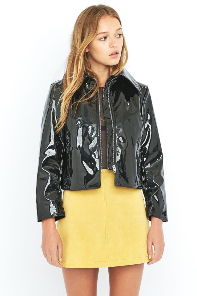 Urban outfitters black hot sale leather jacket