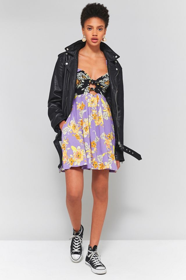 Free People Baby It's You Floral Mini Dress #1