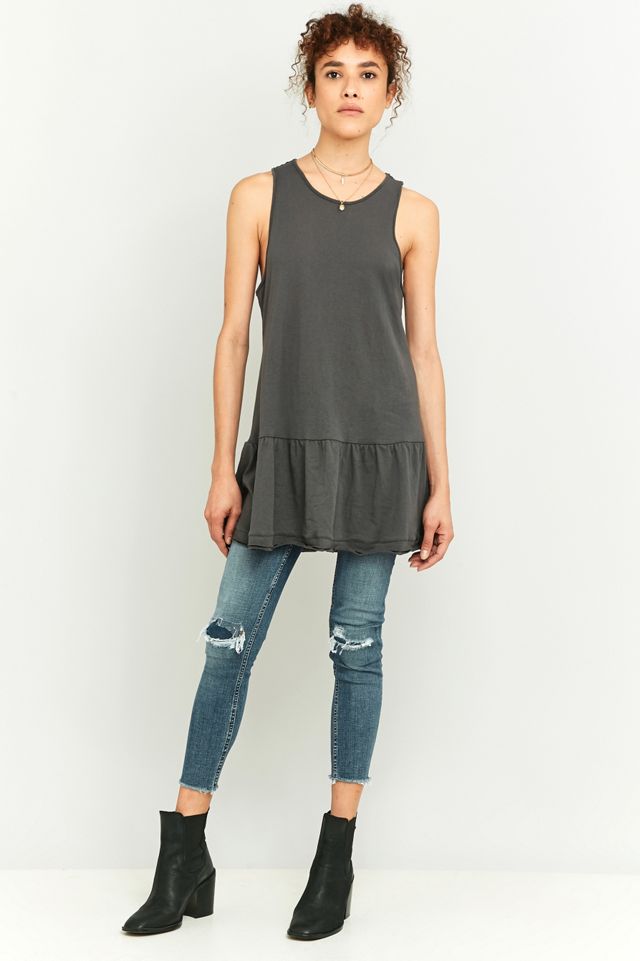 free people peplum dress Free People Rococo Sand Emi Braw Strappy Long Metallic Peplum Dress L $532