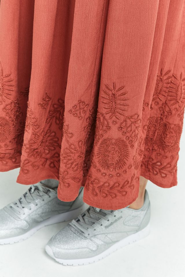Free People Elaine Ricamato Racer Back Maxi Abito #2