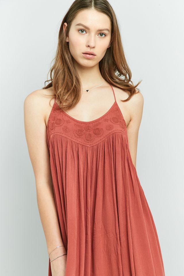 Free People Elaine Ricamato Racer Back Maxi Abito #4