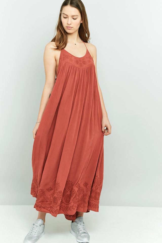 Free People Elaine Ricamato Racer Back Maxi Abito #5