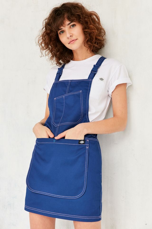 Dickies X UO Bib Brace Pinafore Dress Urban Outfitters UK