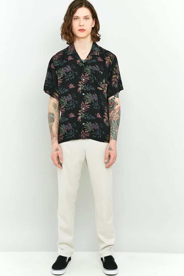 Loom Dark Floral Short-Sleeve Shirt #1