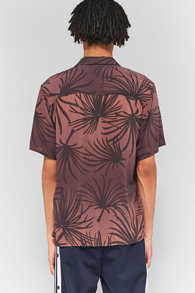 Shore Leave by Urban Outfitters Ombre Palm Short-Sleeve Shirt #3