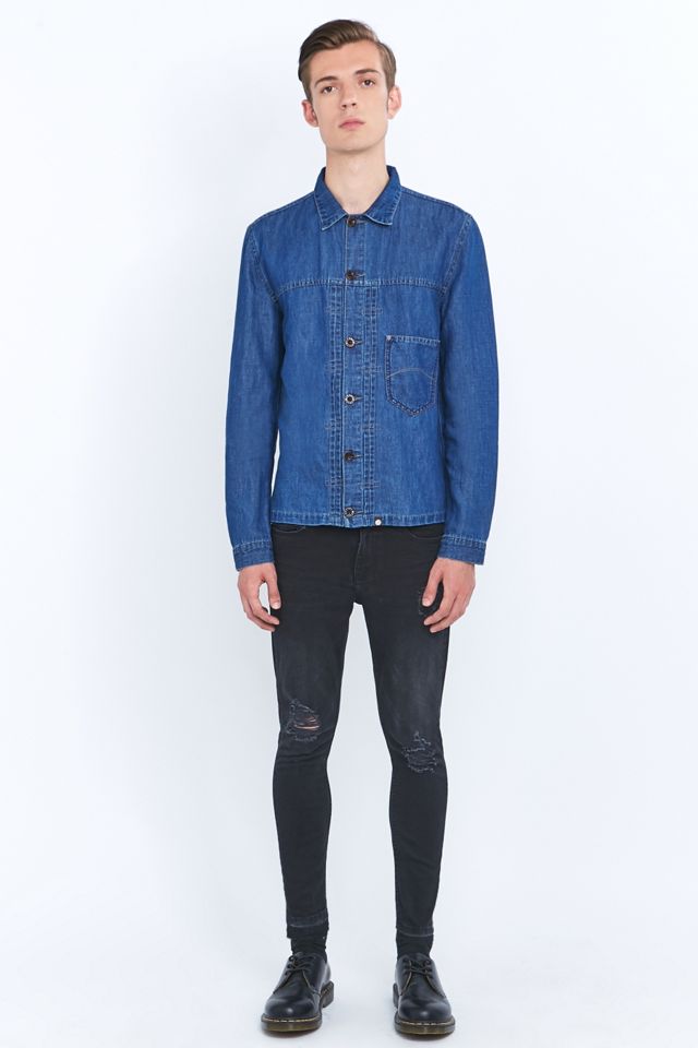Pretty Green Ancroft Denim Overshirt #4