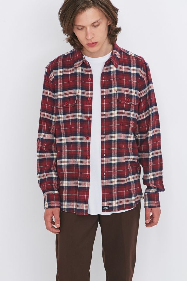 Dickies - Chemise à carreaux Holton bordeaux #4