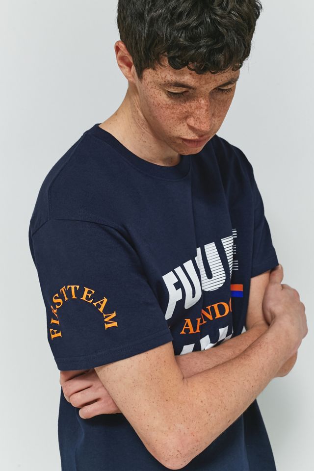 UO - T-shirt Future bleu marine #4