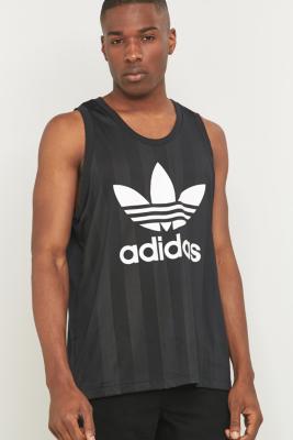 adidas black vest top