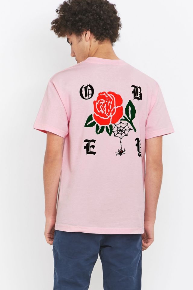 Obey Spider Rose Pink T-shirt | Urban Outfitters UK