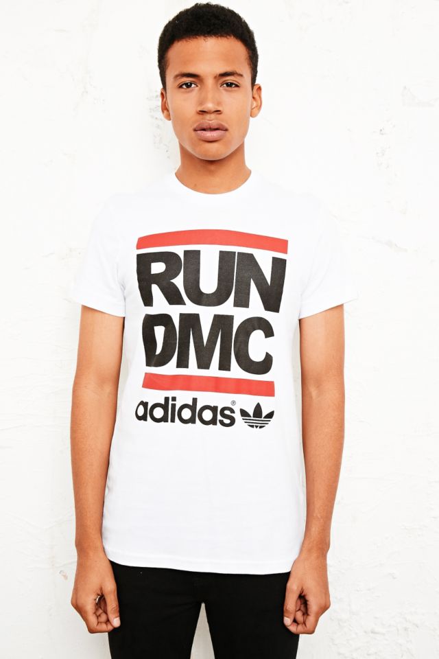 X Run DMC Tee in White Urban Outfitters UK