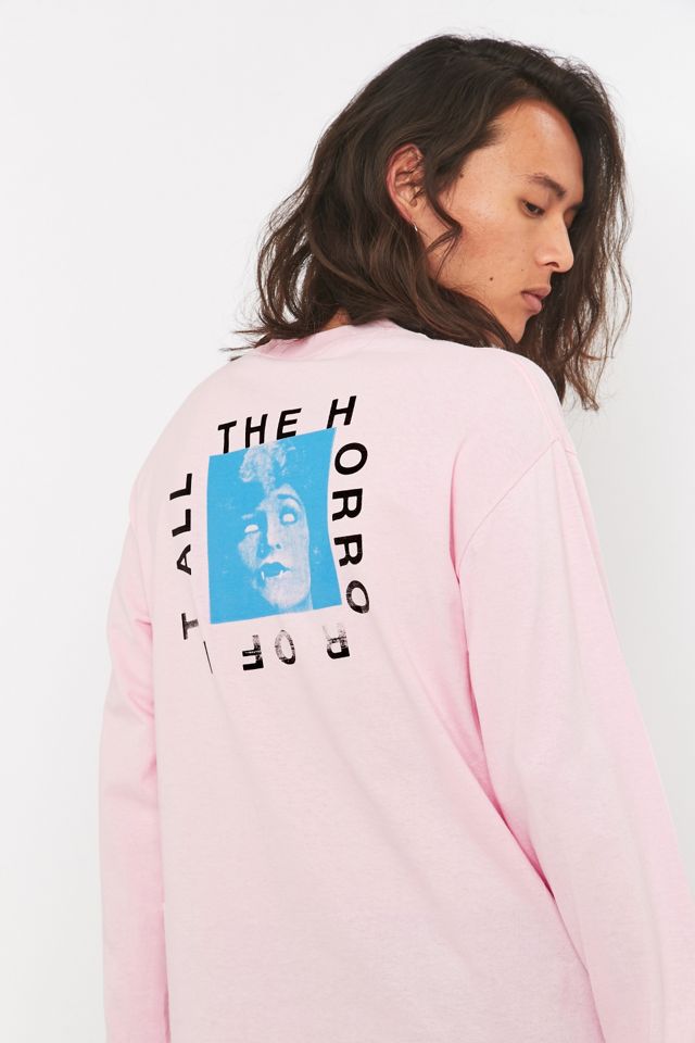 Division of Labor Horror Pink Long Sleeve T-shirt #3