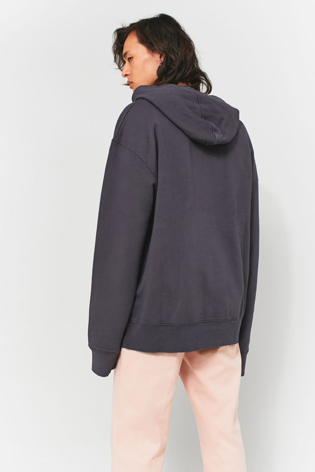 UO Doodle Washed Black Hoodie #3