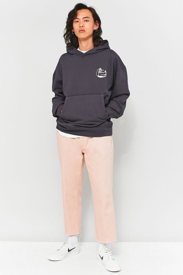 UO Doodle Washed Black Hoodie #4