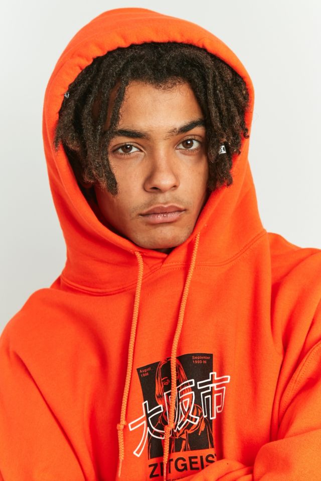 Uo orange 2025 zeitgeist hoodie