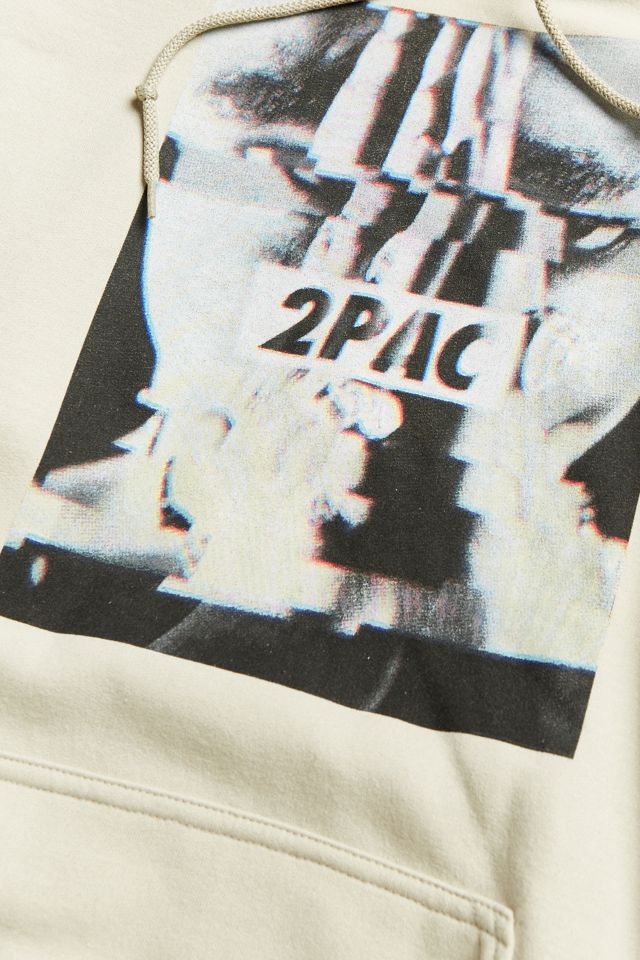 2Pac Glitch Photo Hoodie #1