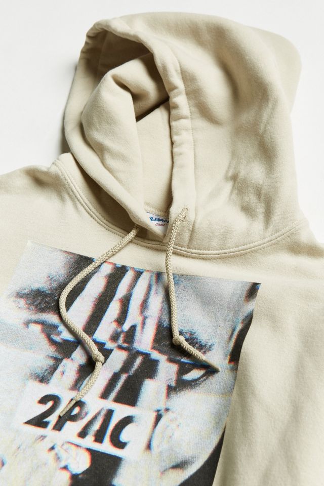 2Pac Glitch Photo Hoodie #3