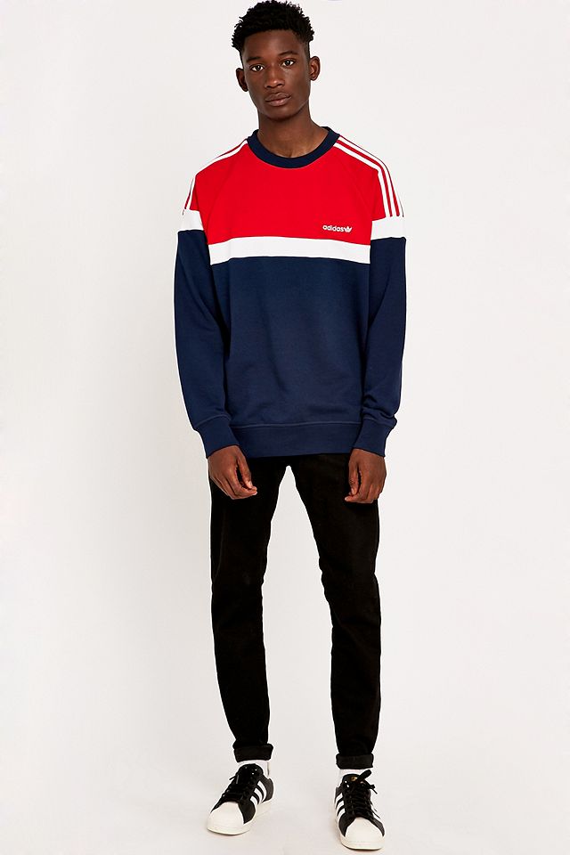 adidas Originals Itasca Panel Crewneck Sweatshirt | Urban Outfitters UK