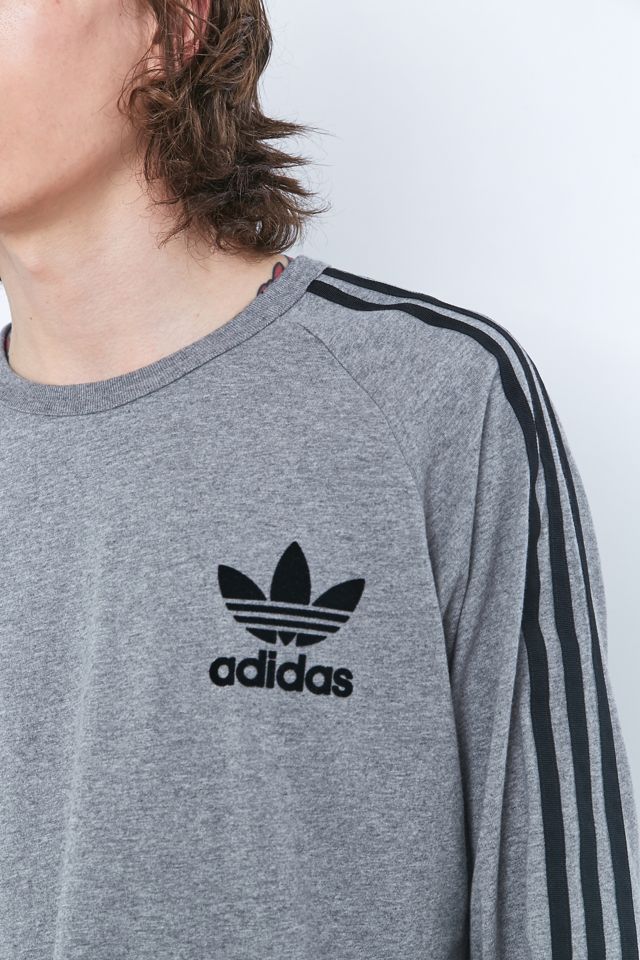 adidas - T-shirt Adicolor Core à manches longues chiné #5