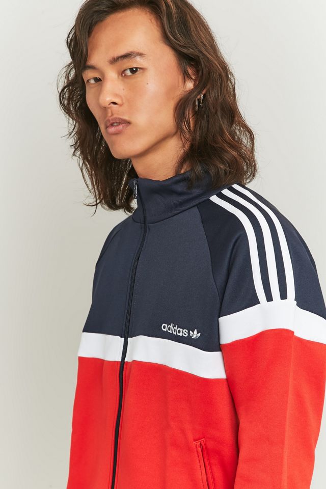 adidas Originals – Trainingsoberteil „Itasca“ in knalligem Rot #1