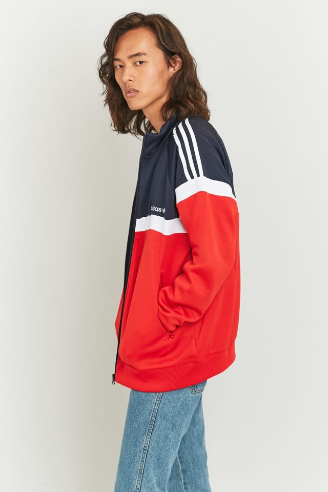 adidas Originals – Trainingsoberteil „Itasca“ in knalligem Rot #5