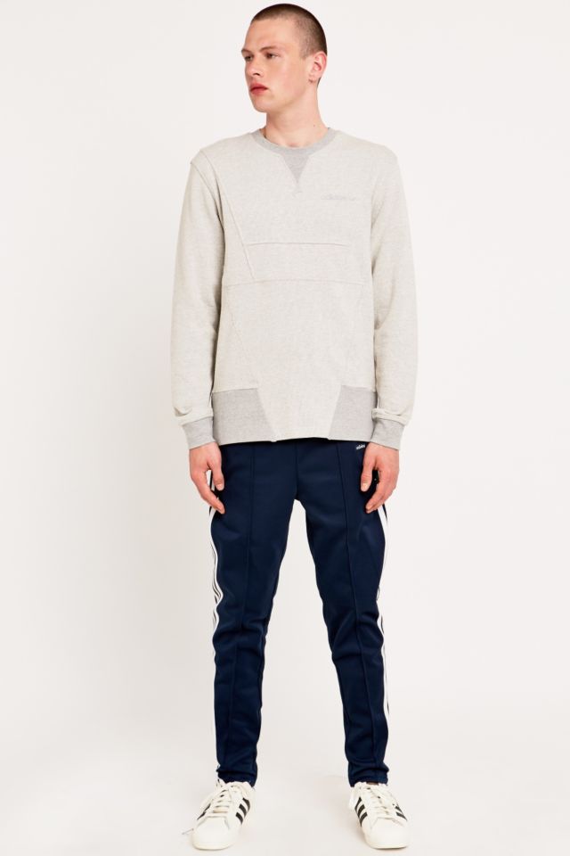 adidas Modern Crew Sweatshirt in Grey | Urban Outfitters UK