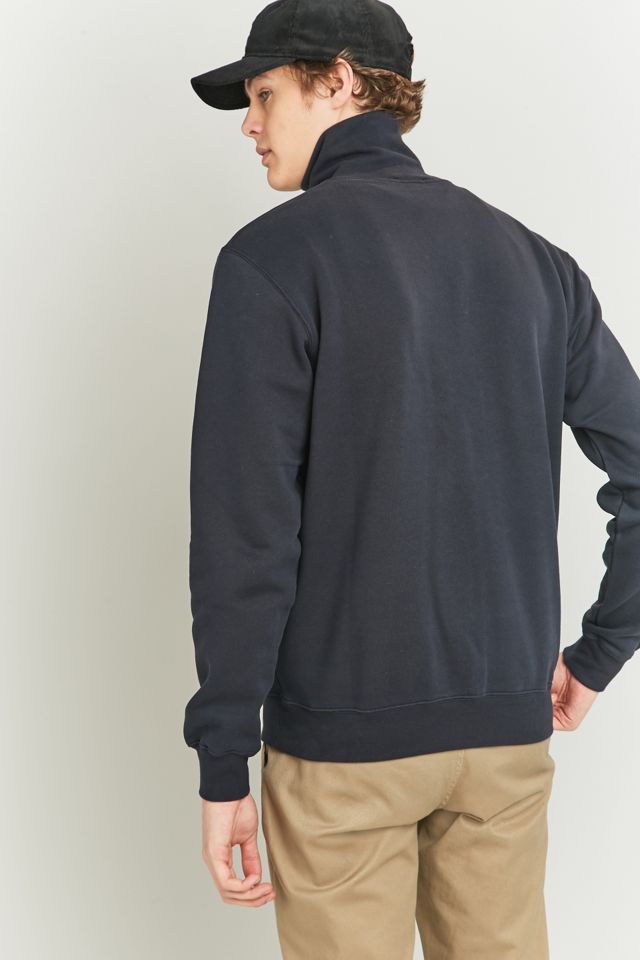 Wood Wood - Sweatshirt Stanley zippé manches 1/4 bleu marine #3