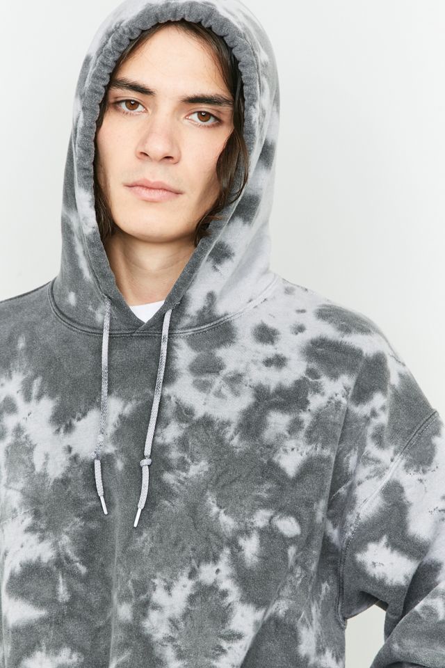 UO Grey Tie-Dye Hoodie #1