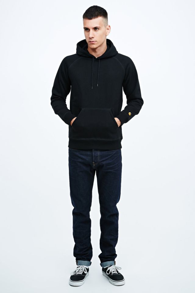 Carhartt Chase Hoodie in Black | Urban Outfitters UK