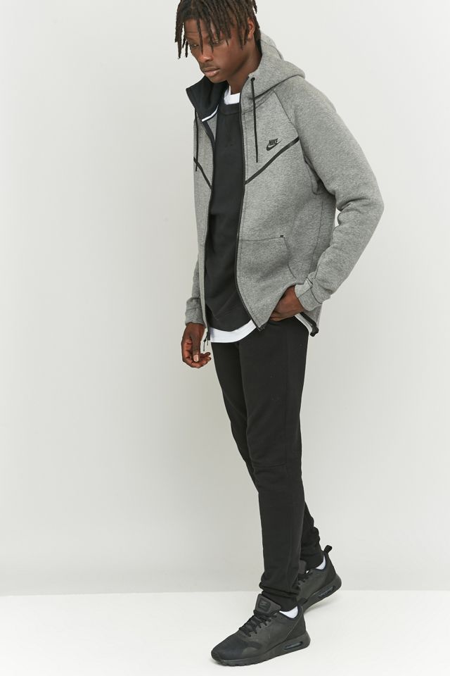 Nike Tech Fleece Grey Zip Hoodie | Urban Outfitters UK