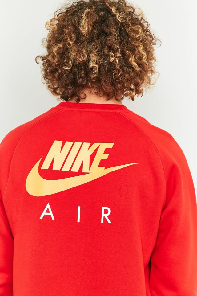 Nike Air Red Crewneck Sweatshirt #3
