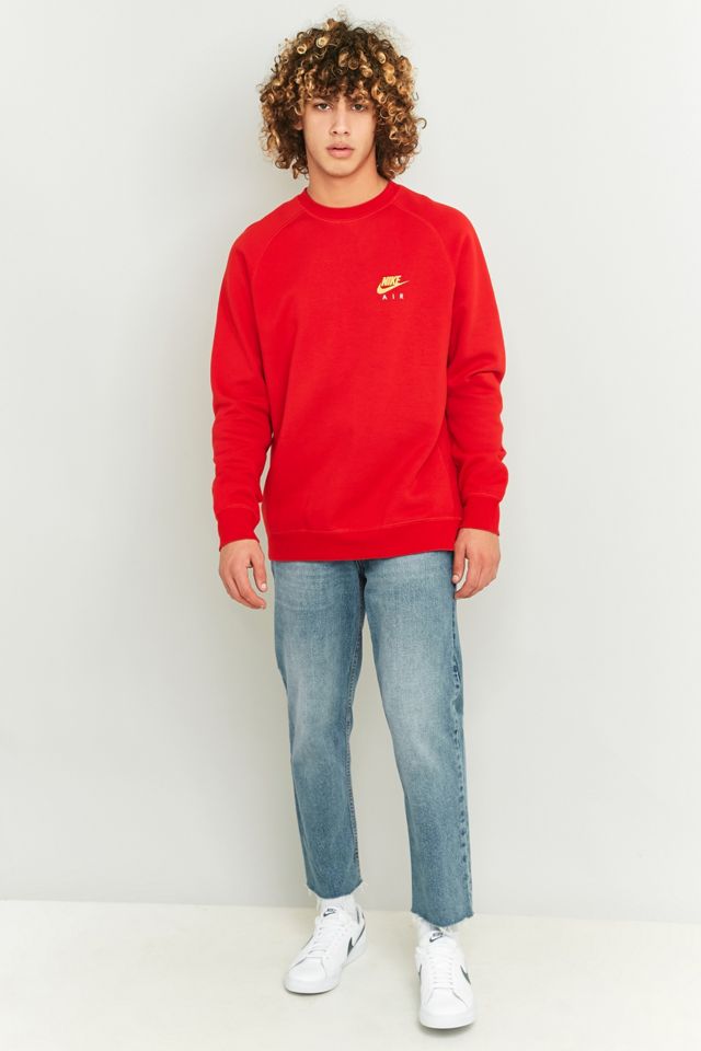 Nike Air Red Crewneck Sweatshirt #4