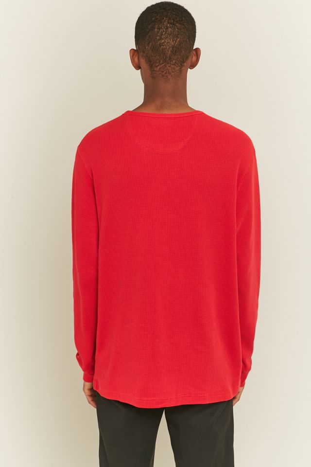 Farah - T-shirt Wyley doux à manches longues rouge #3