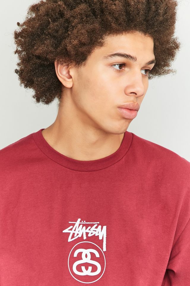 Stussy -T-shirt Stock Link à manches longues muscat #1