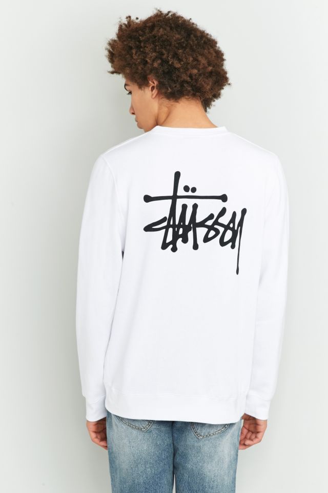 Sweat stussy outlet blanc