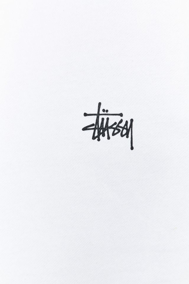 Stussy Basic White Logo Crewneck Sweatshirt #2