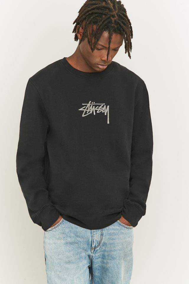 Stussy – Sweatshirt „New Stock“ in Schwarz mit Stickerei #2
