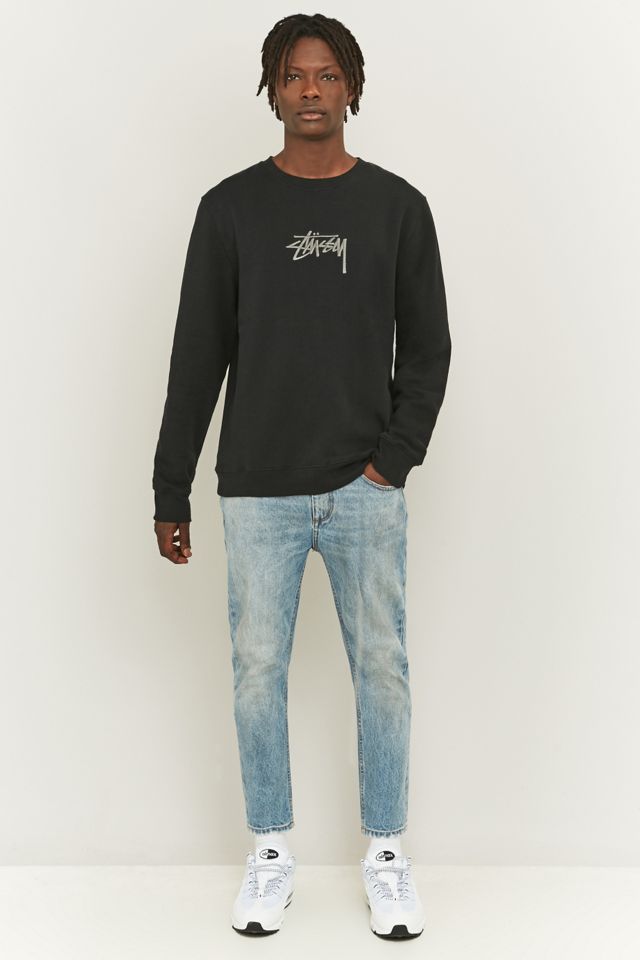 Stussy – Sweatshirt „New Stock“ in Schwarz mit Stickerei #4