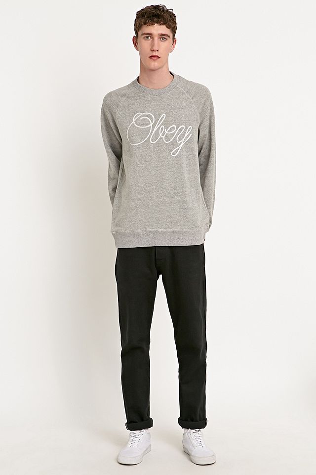 Obey Arroyo Sweatshirt in Grey | Urban Outfitters UK